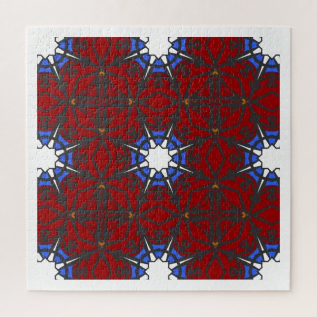 Band vier Kaleidoskop Art Sieben Puzzle (Vertikal)