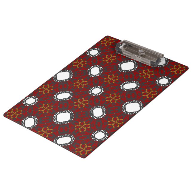 Band vier Kaleidoskop Art zwei Klemmbrett (Schrägansicht)