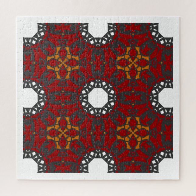 Band vier Kaleidoskop Art zwei Puzzle (Vertikal)
