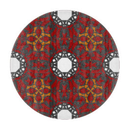 Band vier Kaleidoskop Art zwei Schneidebrett