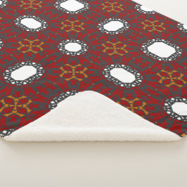 Band vier Kaleidoskop Art zwei Sherpadecke