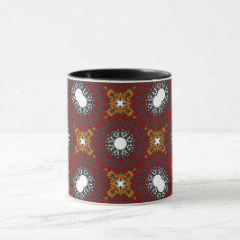 Band vier Kaleidoskop Art zwei Tasse