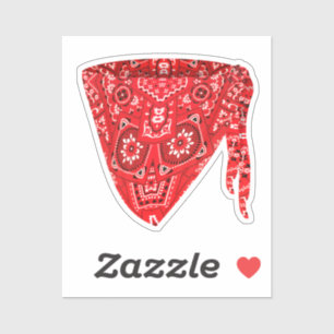 Bandana Bandit Scarf Aufkleber