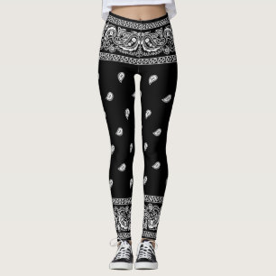 Bandana Black-Leggings Leggings