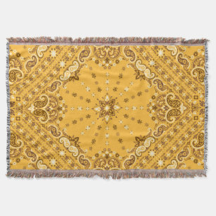 Bandana Boho: Paisley-Druck-Wiederbelebung Decke
