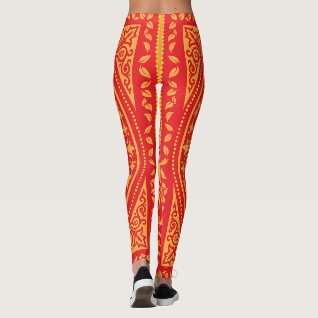 Bandana Design-2-Leggings Leggings (Rückseite)