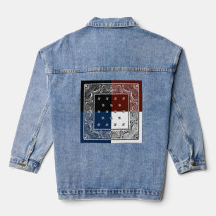 Bandana Design mens Jaket Jeansjacke
