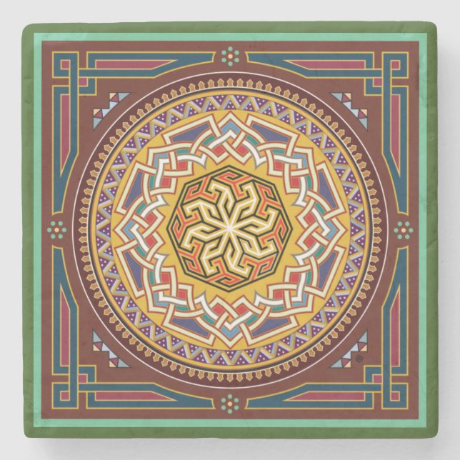 Bandana Design One Untersetzer (Vorderseite)