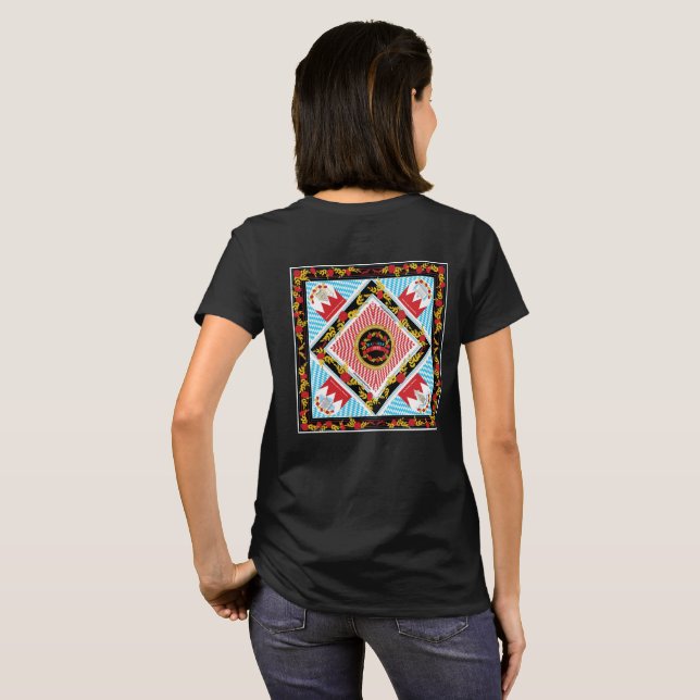 Bandana Design T-Shirt (Schwarz voll)