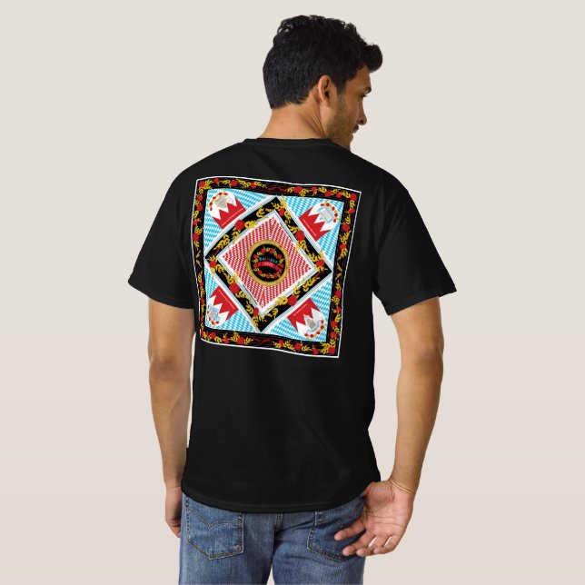 Bandana Design T-Shirt (Schwarz voll)