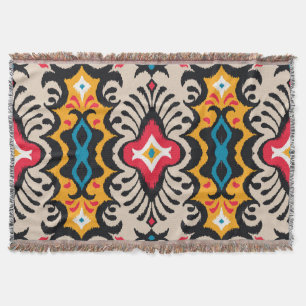 Bandana-Druck: Vintage-Paisley-Seide. Decke
