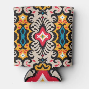Bandana-Druck: Vintage-Paisley-Seide. Dosenkühler