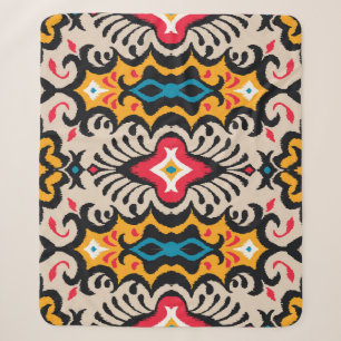 Bandana-Druck: Vintage-Paisley-Seide. Sherpadecke