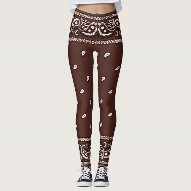 Bandana Fudge Brown Leggings (Vorderseite)