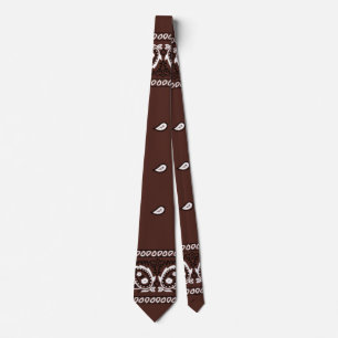 Bandana Fudge Brown Neck Tie Krawatte