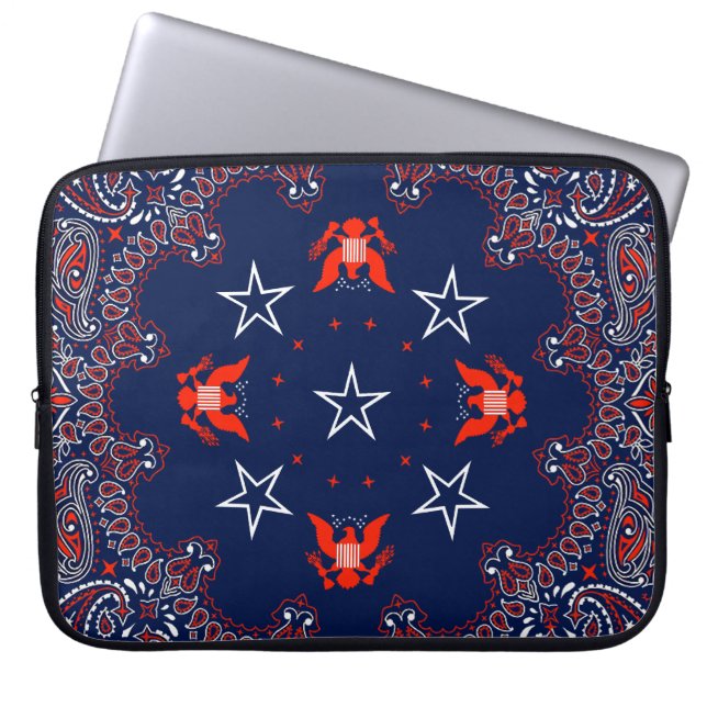 Bandana Laptopschutzhülle (Vorderseite)