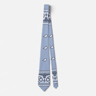 Bandana Light Blue Neck Tie Krawatte