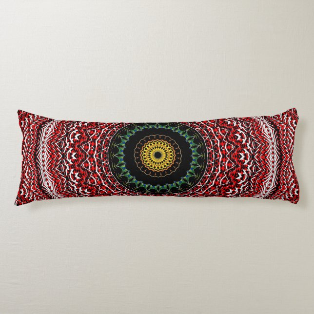 Bandana-Mandala Seitenschläferkissen (Vorderseite)