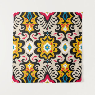 Bandana Paisley: Vintage Seidendrucktuch Wandteppich