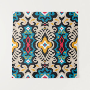 Bandana Print. Nahtloses Muster mit Paisley oder N Wandteppich