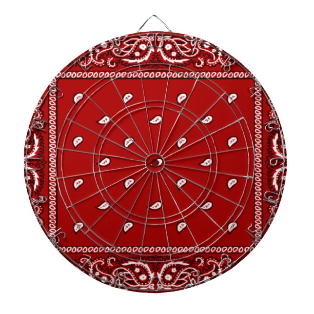Bandana Red Dartboard Dartscheibe (vorne)