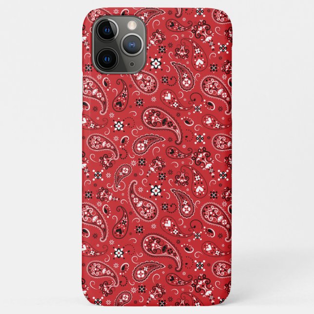 Bandana Red Paisley Case-Mate iPhone Hülle (Rückseite)