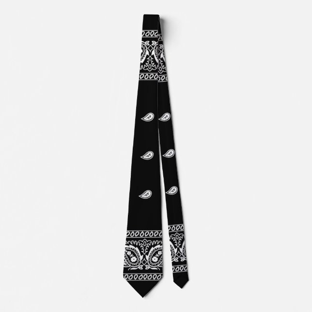 Bandana True Black Krawatte (Vorderseite)