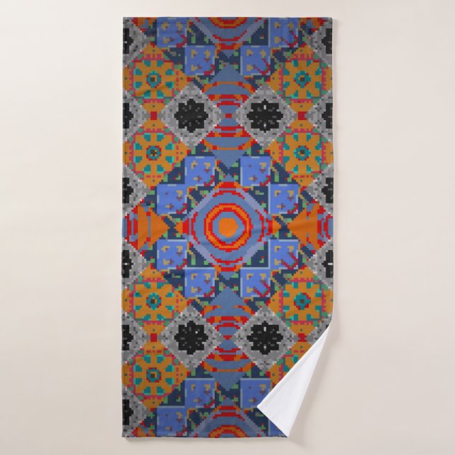 Bandanna shawl, Tischdecken, Stoffdesign, Seide Badehandtuch (Badehandtuch)