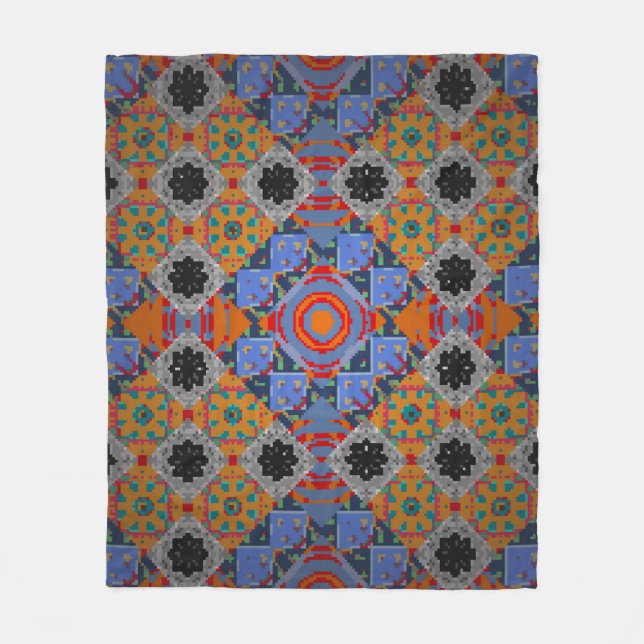 Bandanna shawl, Tischdecken, Stoffdesign, Seide Fleecedecke (Vorderseite)