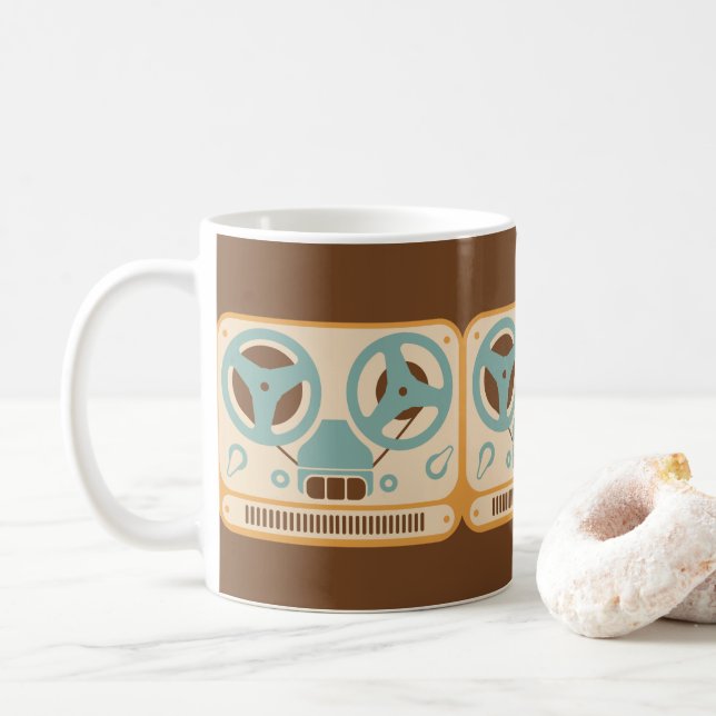 Banddeck abziehen kaffeetasse (Mit Donut)
