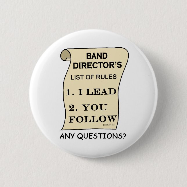 Banddirektorliste Button (Vorderseite)