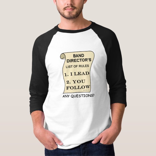 Banddirektorliste T-Shirt (Vorderseite)