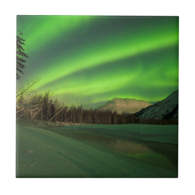 Banded Aurora Fliese (Vorderseite)