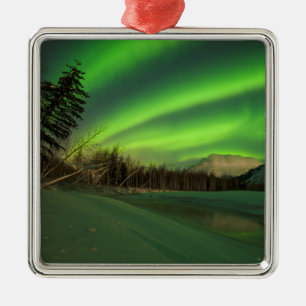 Banded Aurora Ornament Aus Metall