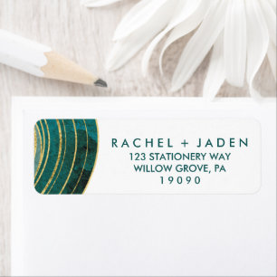 Banded Gemstone Emerald Wedding