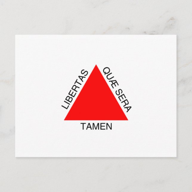 Bandeira de Minas Gerais, Brasilien Postkarte (Vorderseite)