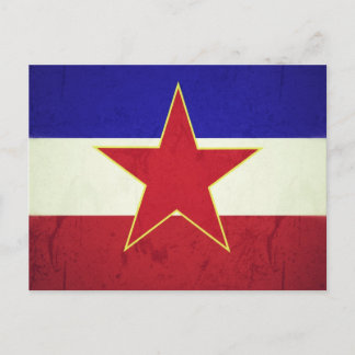 Bandeira Iugoslávia Postkarte