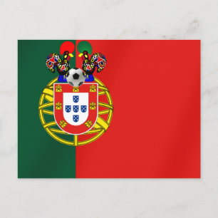 Bandeira Portuguesa Classica por Fás de Portugal Postkarte