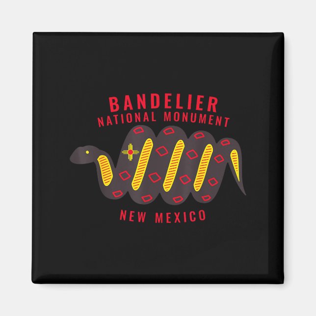 Bandelier National Monument New Mexico Nm Snake  Magnet (Vorne)