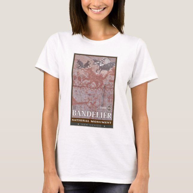 Bandelier nationales Monument 1 T-Shirt (Vorderseite)