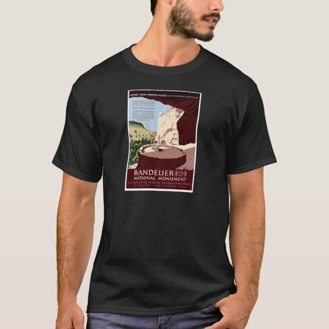 Bandelier nationales Monument T-Shirt (Vorderseite)