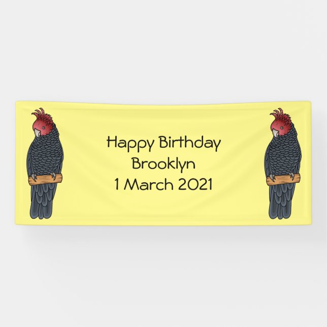 Bandenvogel-Cartoon Banner (Horizontal)