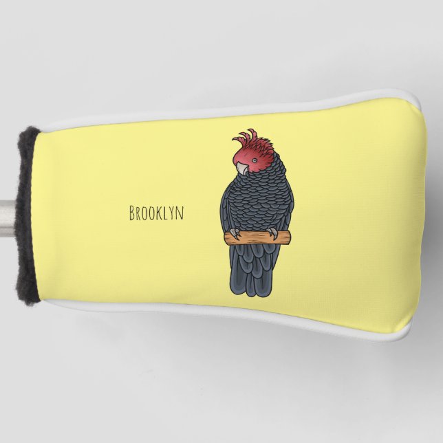 Bandenvogel-Cartoon Golf Headcover (Vorderseite)