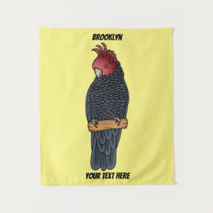 Bandenvogel-Cartoon Wandteppich