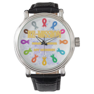 Bänder für Krebserkrankungen Armbanduhr