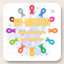 Bänder für Krebserkrankungen Getränkeuntersetzer