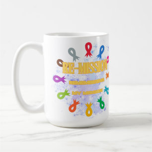 Bänder für Krebserkrankungen Kaffeetasse