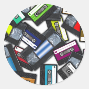 Bänder Runder Aufkleber