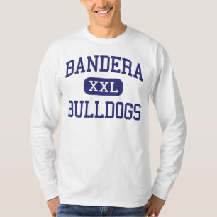 Bandera Bulldoggen-Sekundarschule Bandera Texas T-Shirt