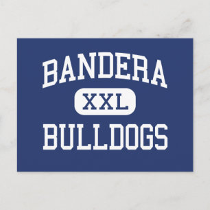 Bandera - Bulldogs - High School - Bandera Texas Postkarte